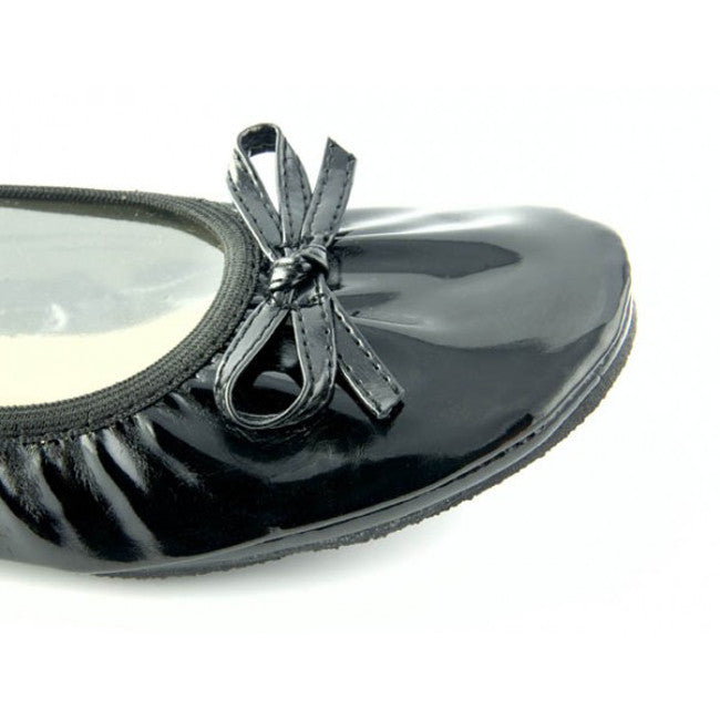 Black Patent folding flats
