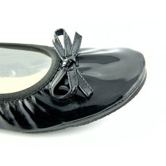 Black Patent folding flats