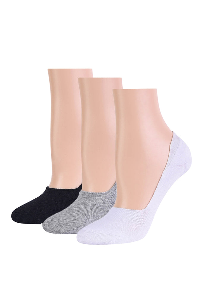 3 pair no show liner socks